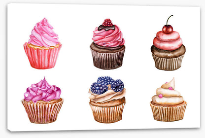 Berry cherry cupcakes