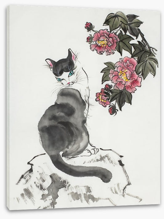 The hibiscus cat
