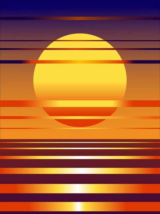 Contemporary sunset