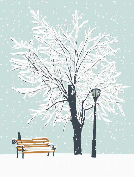 Watching the snow