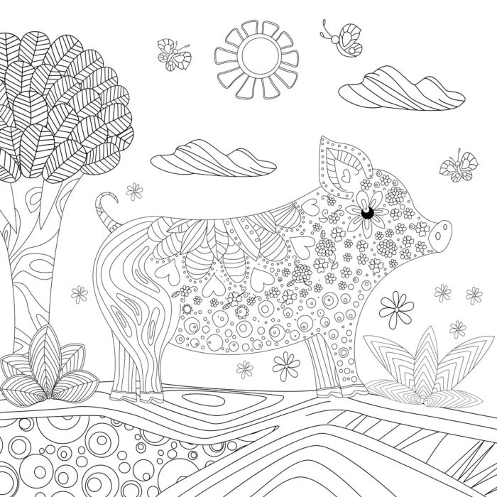 Colour me piglet