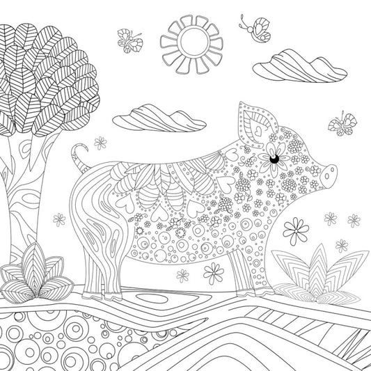 Colour me piglet