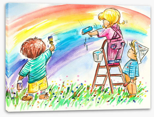 You can paint a rainbow