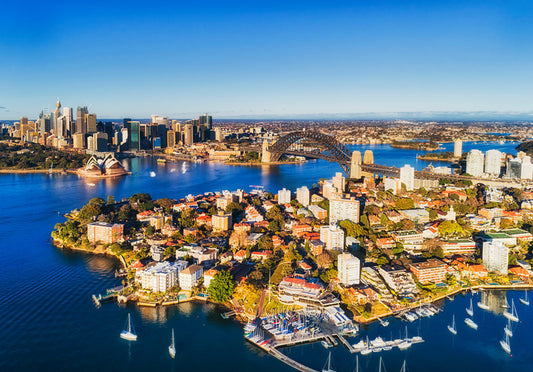Sydney harbour sunshine