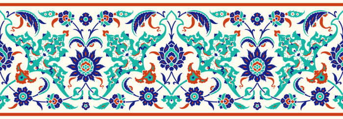 Turkish garden panoramic
