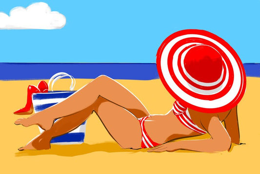 Stripes on the sand