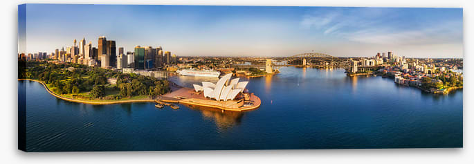 Sydney sights panorama