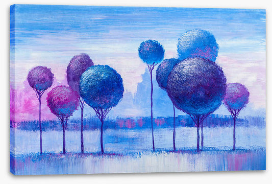 Blue winter grove