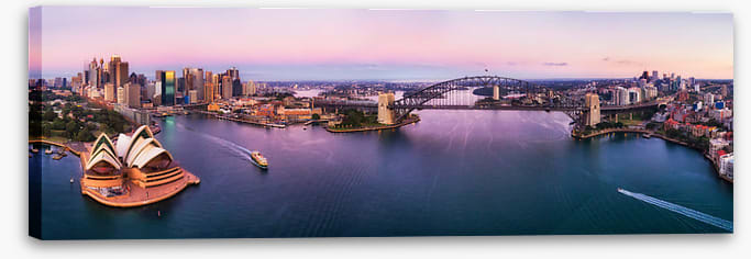 Sydney dawn panorama