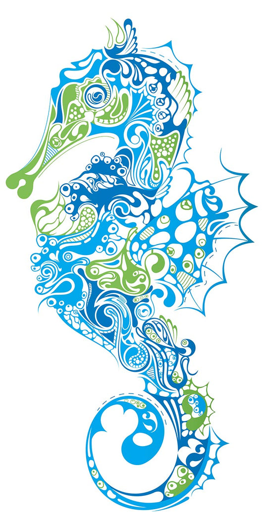 Intricate seahorse