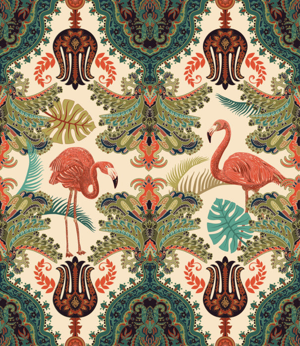 The flamingo garden