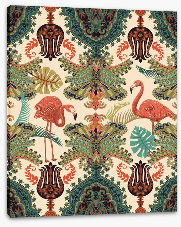 The flamingo garden