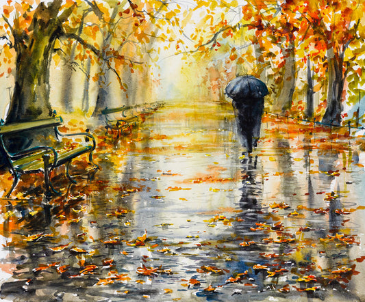 Alone in autumn
