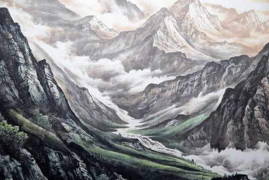 Mistfall in the valley