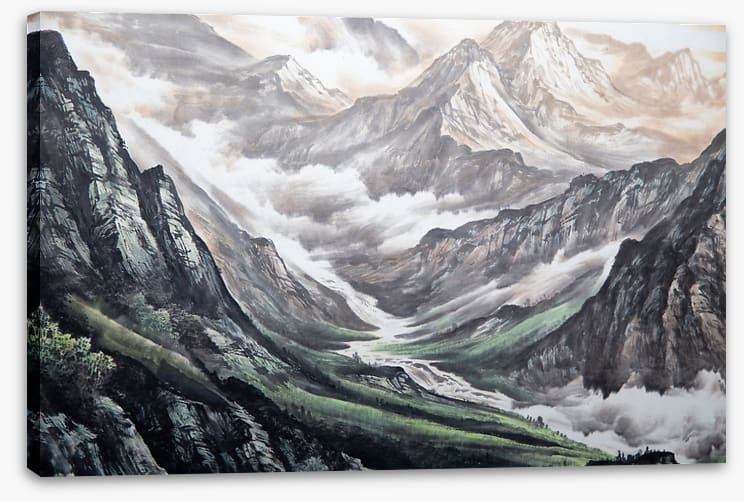 Mistfall in the valley
