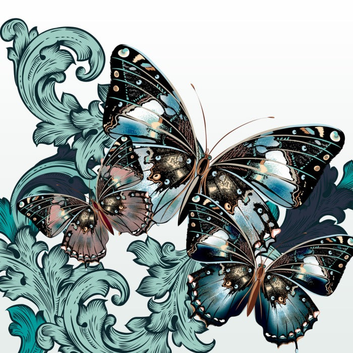 Butterfly brocade