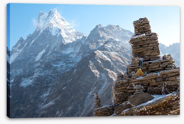 Alongside Machapuchare