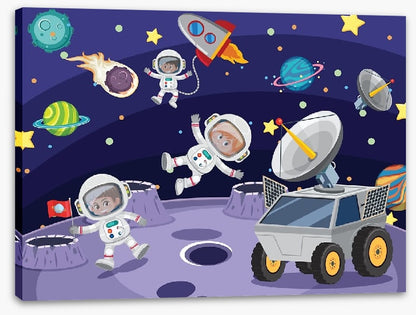 Moon landing mayhem