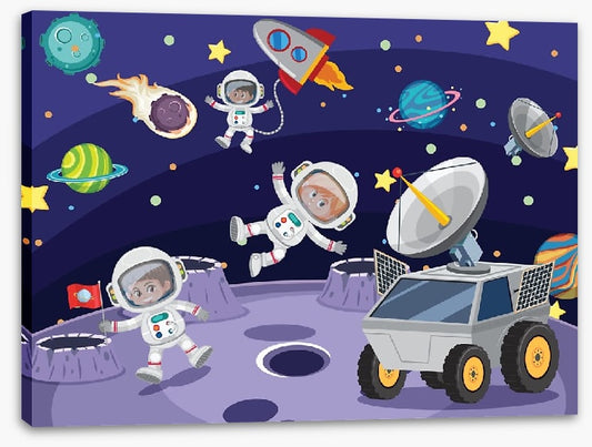 Moon landing mayhem
