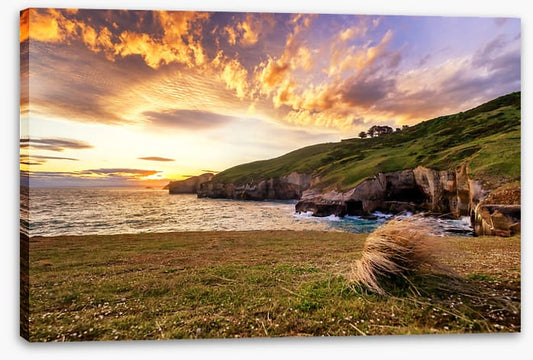 Tunnel Beach sundown
