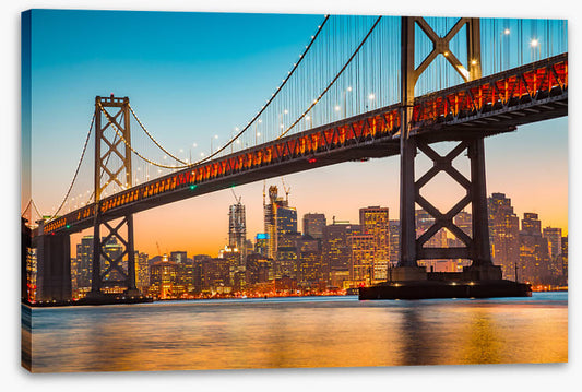 Bay Bridge sunset