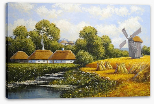 Village by the mill