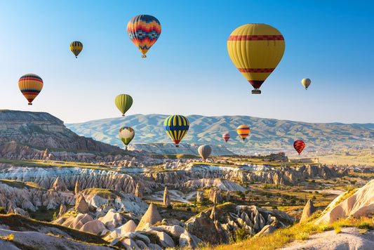 Cruising over Cappadocia