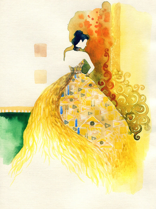 Girl in gold
