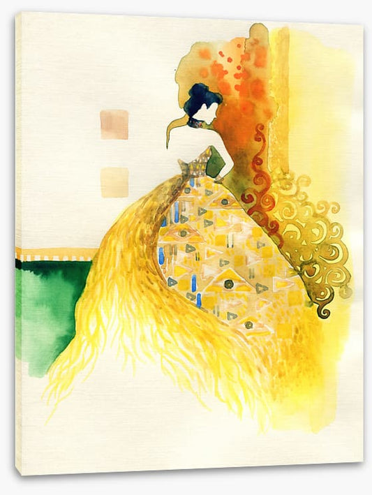 Girl in gold