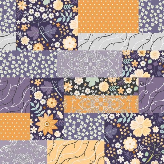 Ditsy branches patchwork