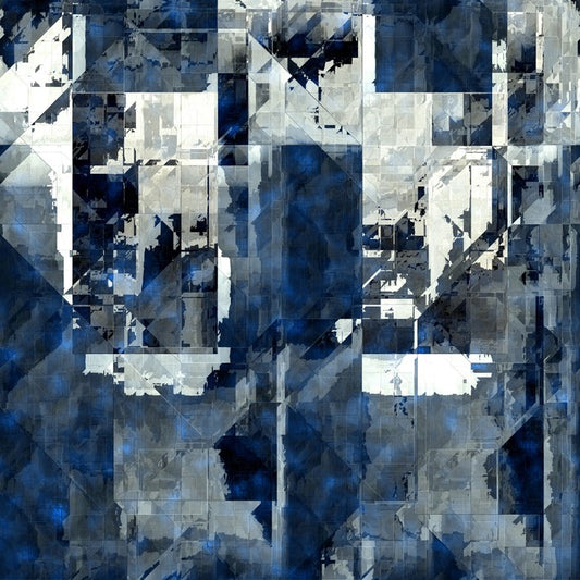 Steely blue