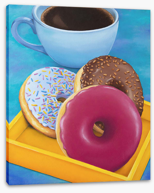 Three donuts