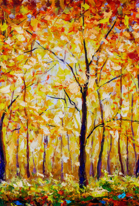 In the amber light