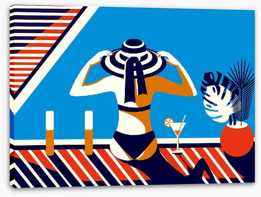 Poolside poise