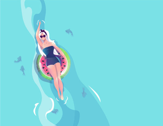 Floating with the fishes