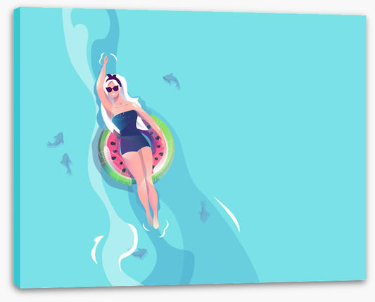 Floating with the fishes
