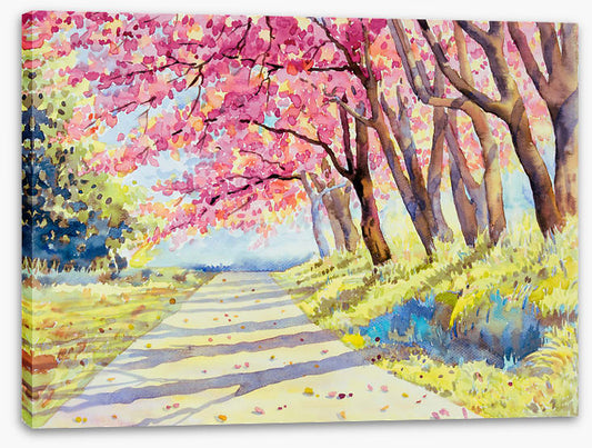 Path through spring