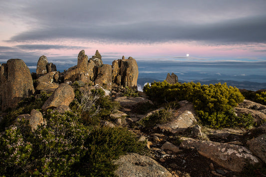Mount Wellington moon