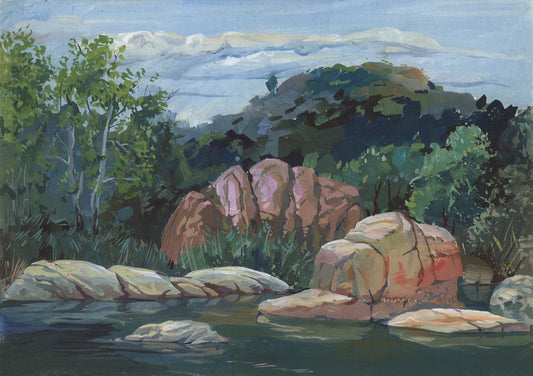 Granite-steppe lands