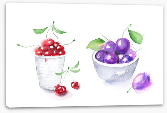 Cherry cup plums