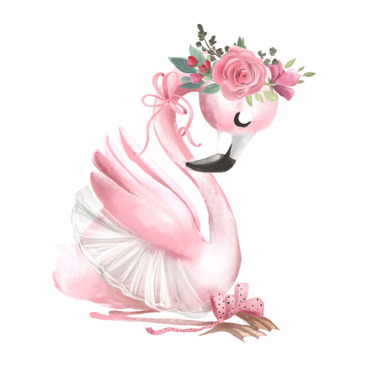 Baby flamingo ballet