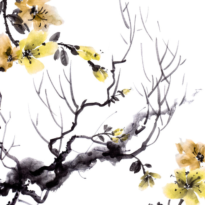 Golden branch bloom