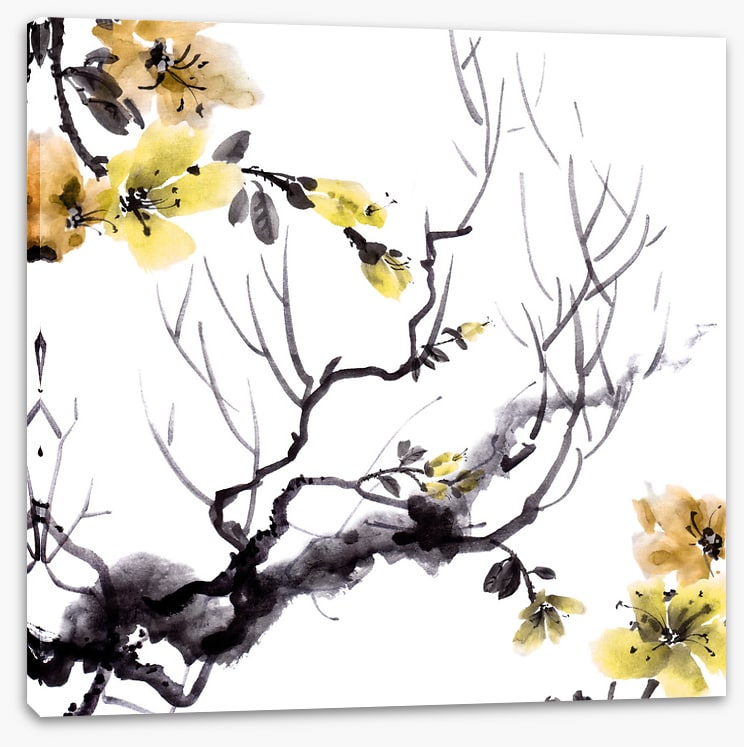 Golden branch bloom