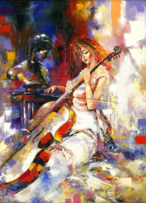 The girl and the cello