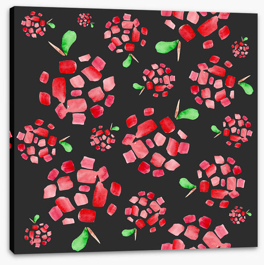 Red apple pieces