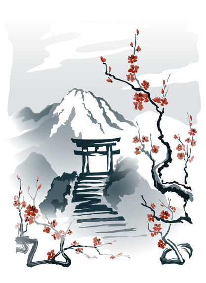 Stairs to the shrine