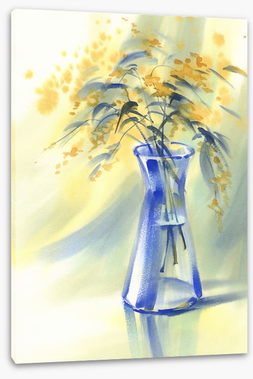 Blue bottle bloom