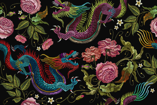 Chinese dragon garden