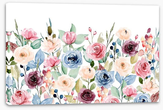 Then come the roses