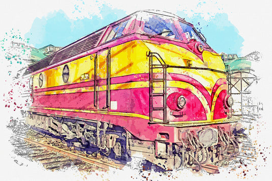 The red train